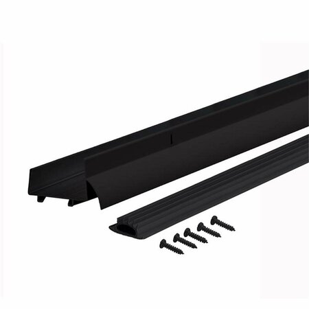 PATIOPLUS 36 x 1.75 in. Aluminum Door Bottom for Doors, Black, 6PK PA3305999